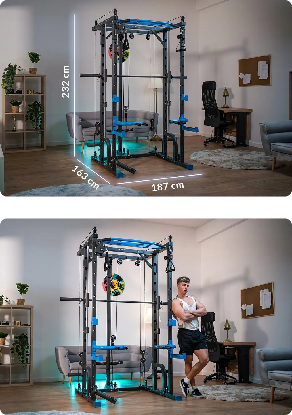 Porta SLIDE – vista laterale