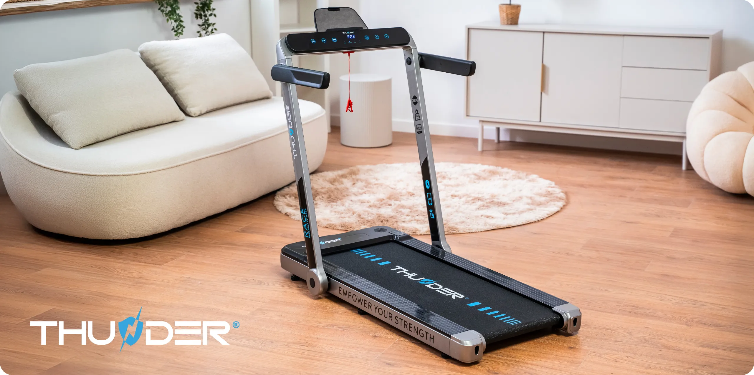 Tapis roulant elettrico THUNDER PHENOM-S-BLACK