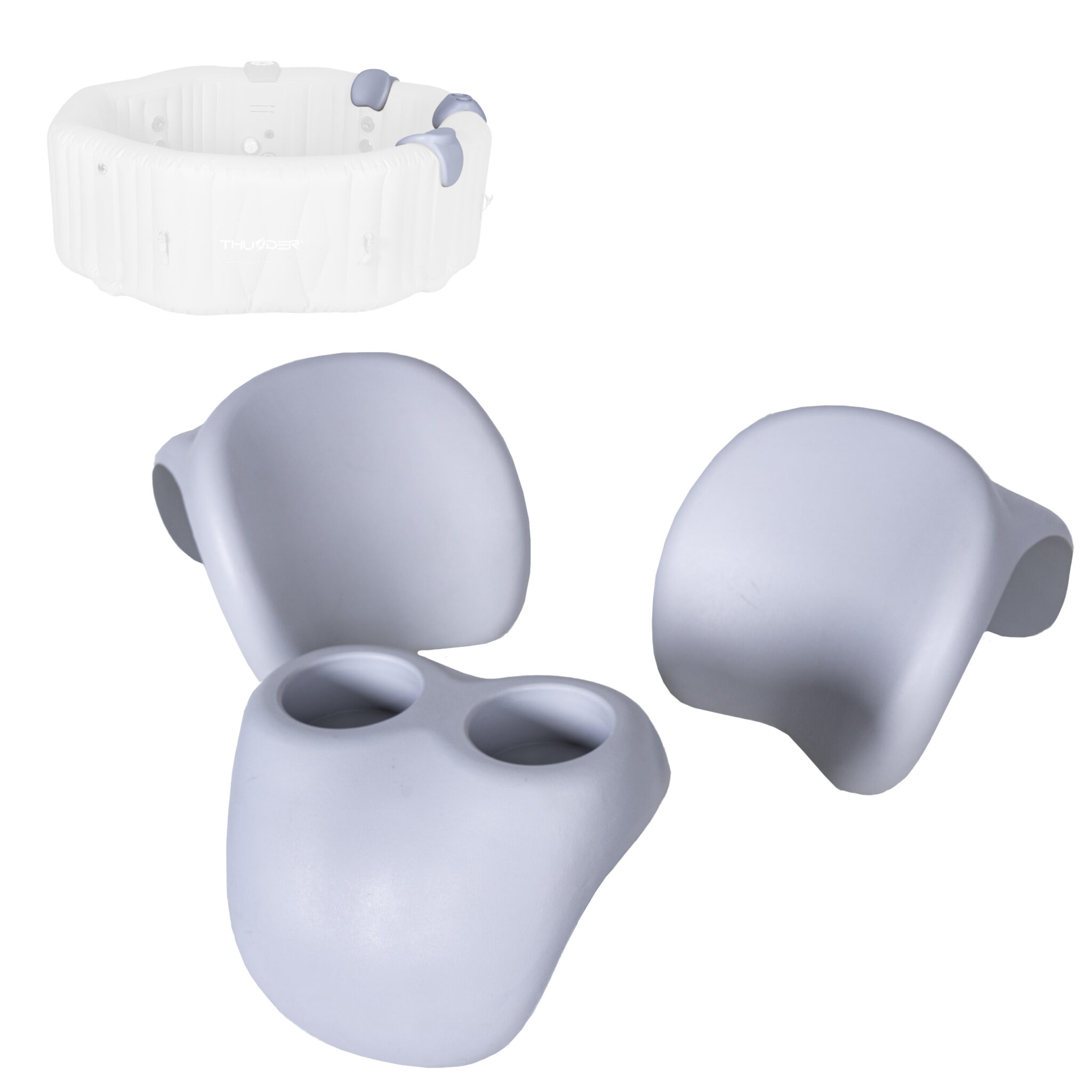 Set di poggiatesta con portabevande THUNDER