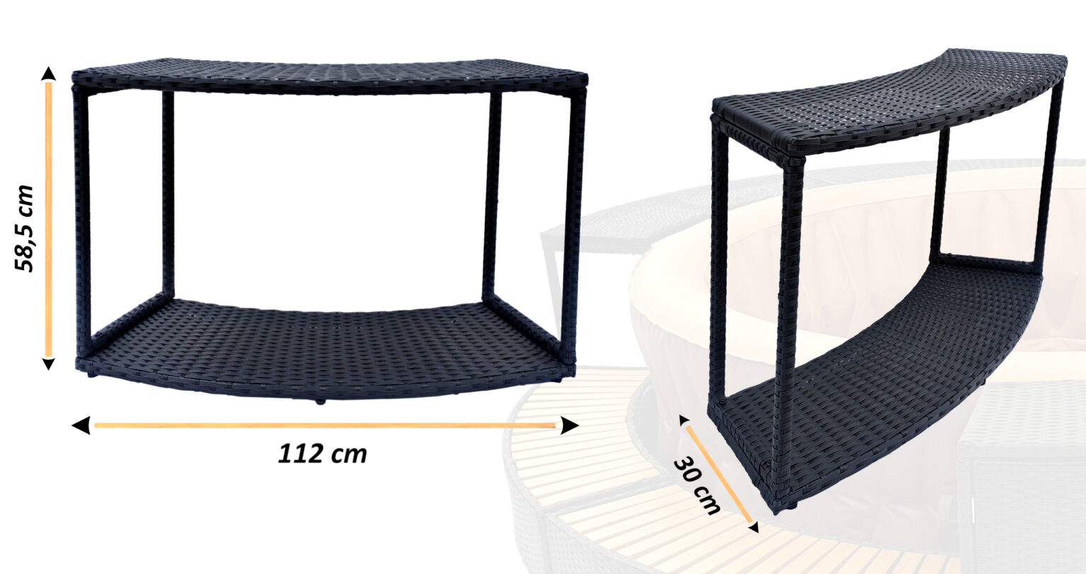 Szafka do jacuzzi – wymiary