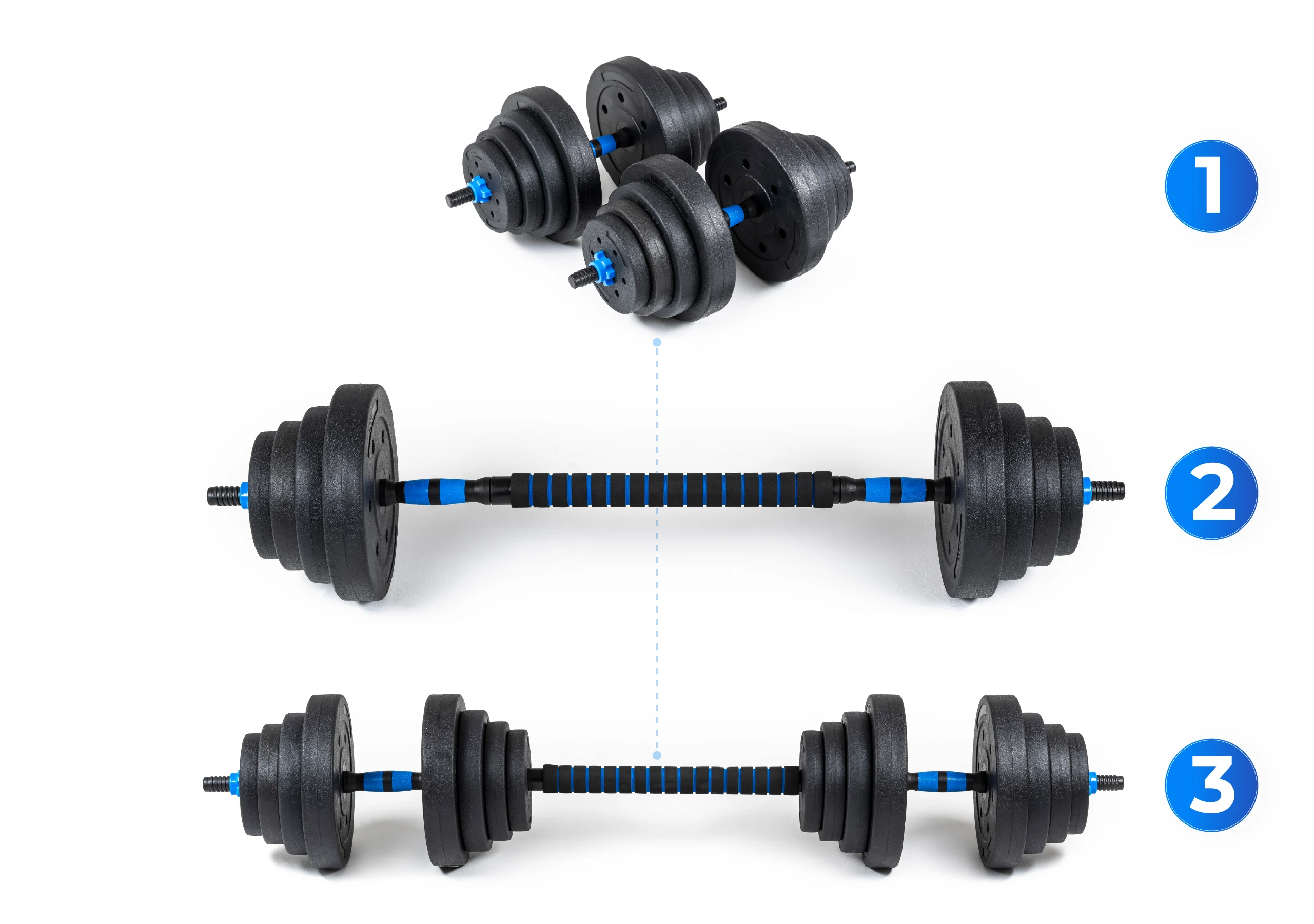 Montaggio intuitivo dei manubri