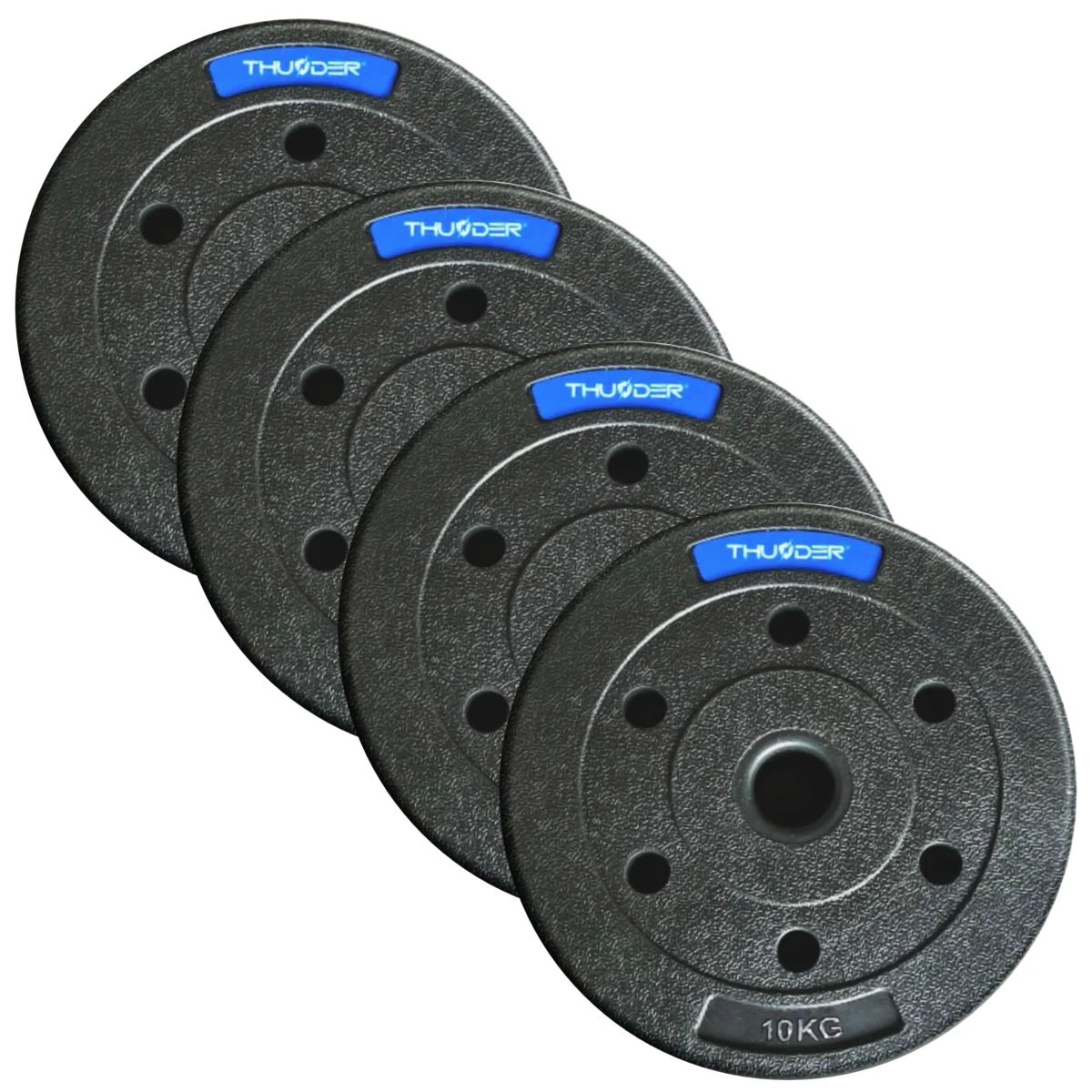Set di pesi bituminosi 4x10 kg THUNDER