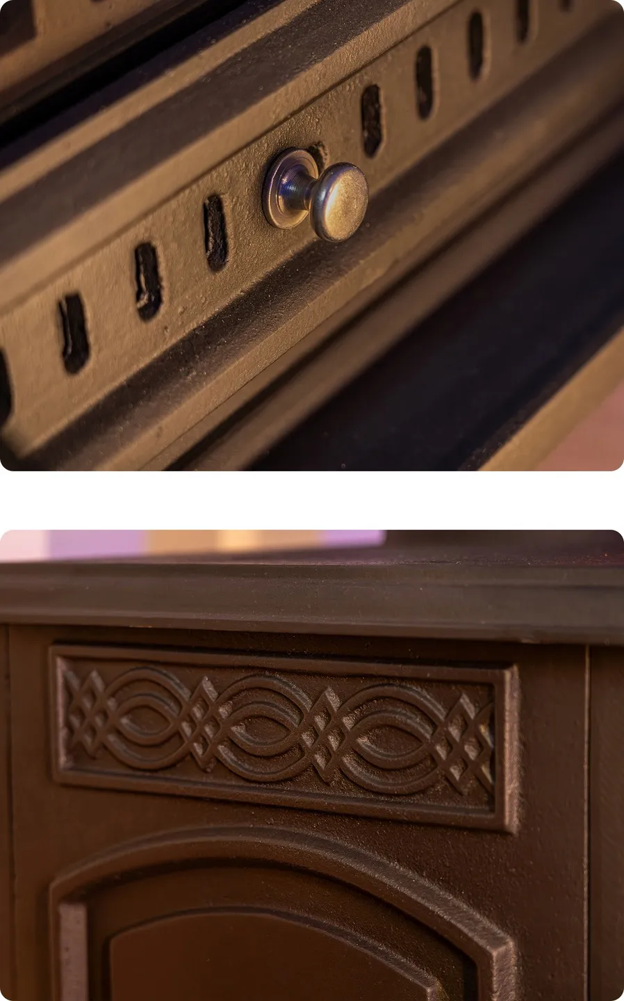 Termocamino estetico e funzionale Mitra