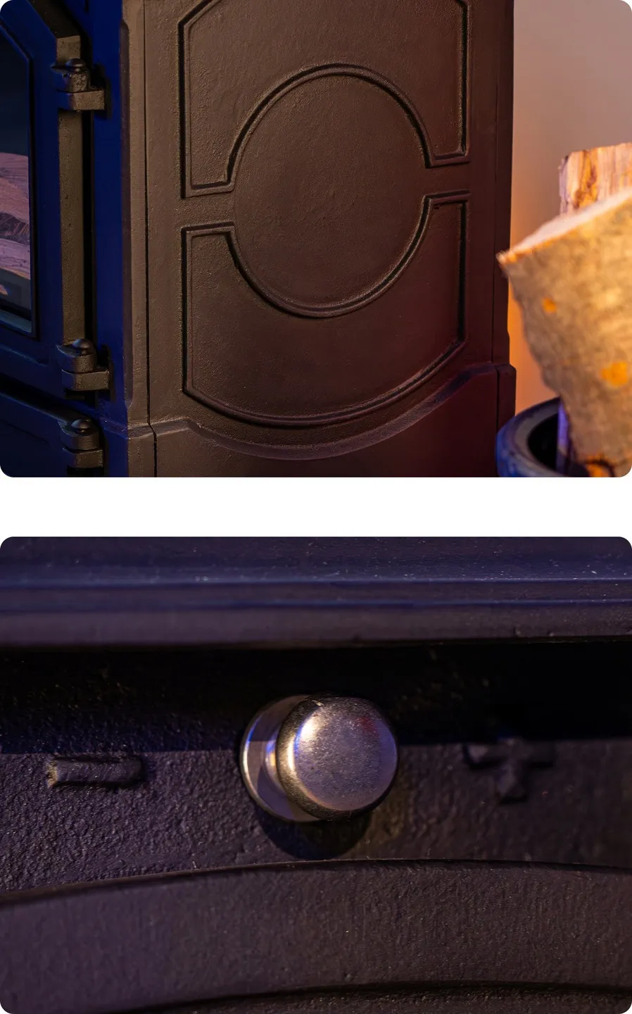 Stufa estetica e funzionale Mitra