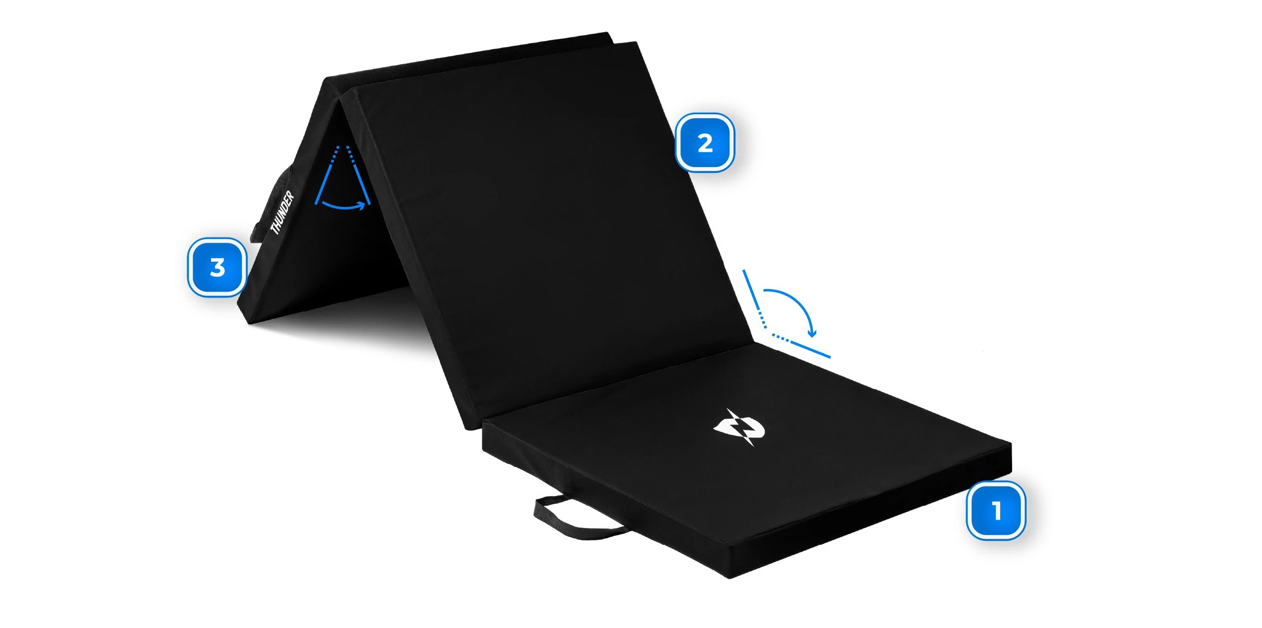 Składana konstrukcja materaca MG-02-BLACK