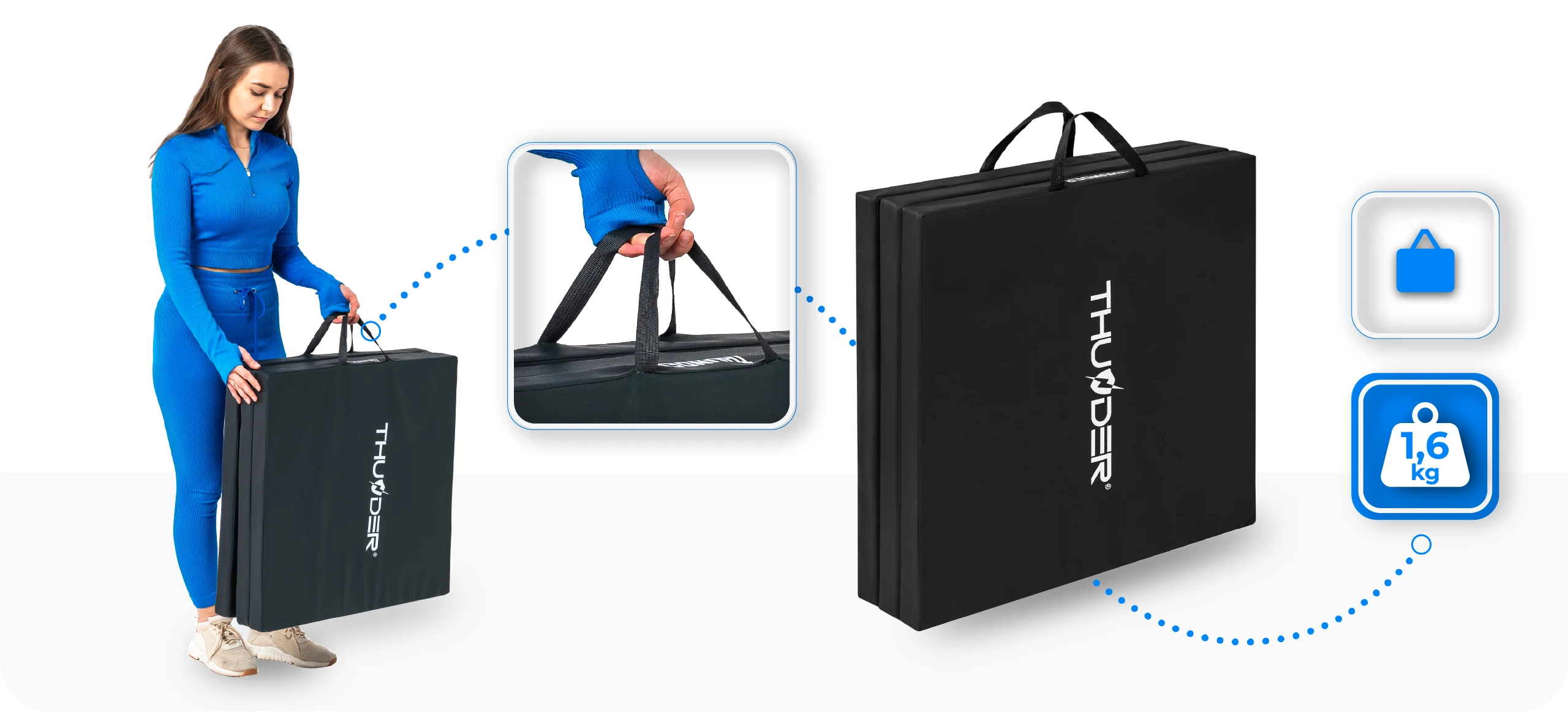 Uchwyty do przenoszenia materaca