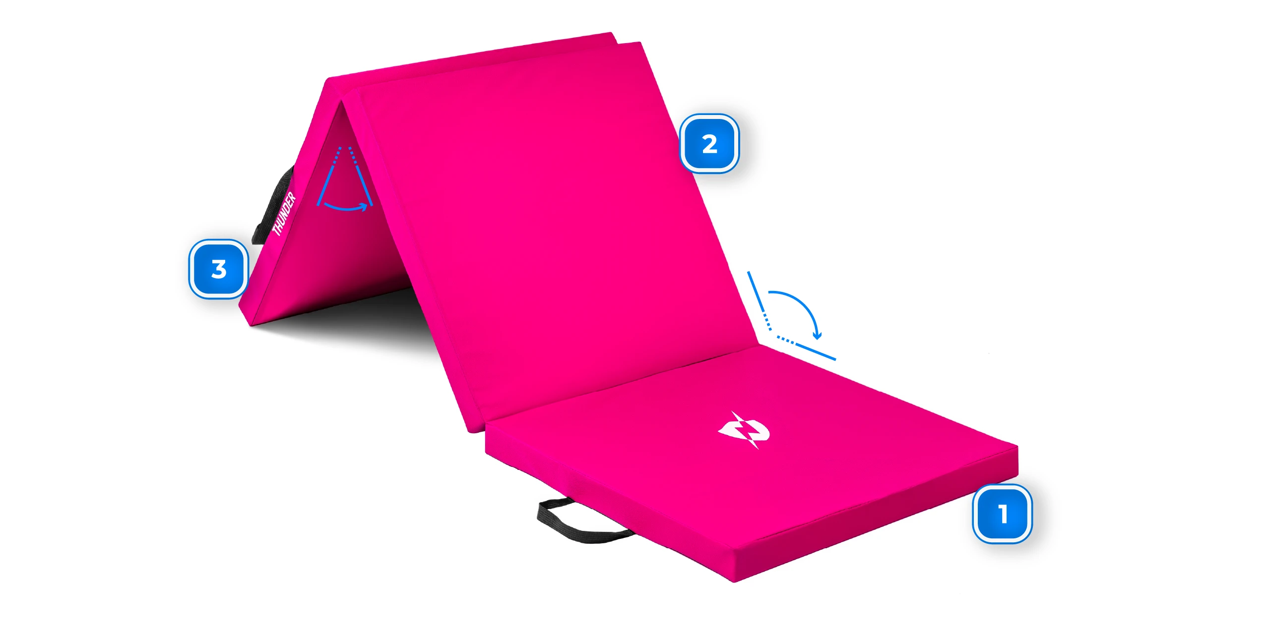 Składana konstrukcja materaca MG-02-PINK