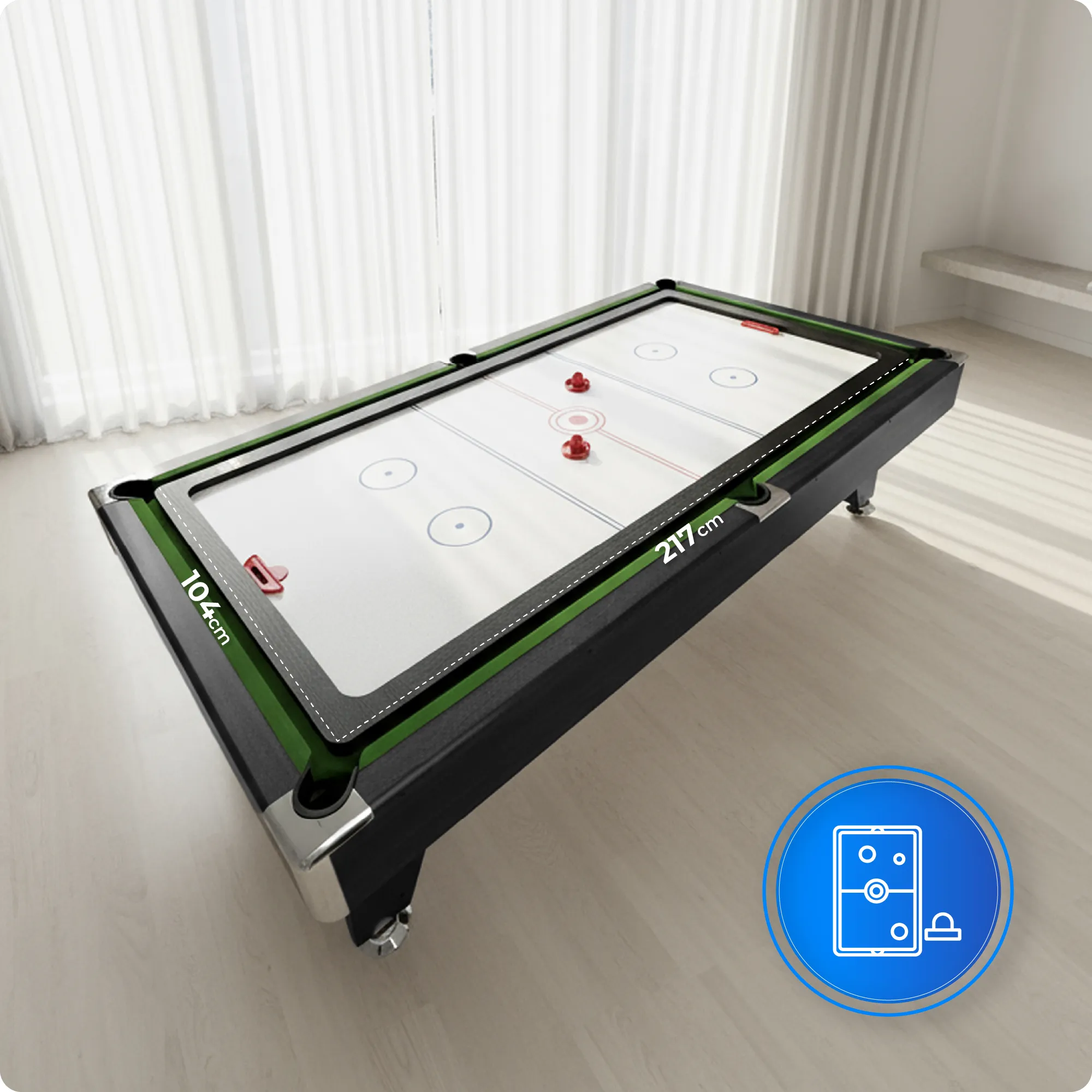 Set tavolo da biliardo BOLD-BLACK-8FT