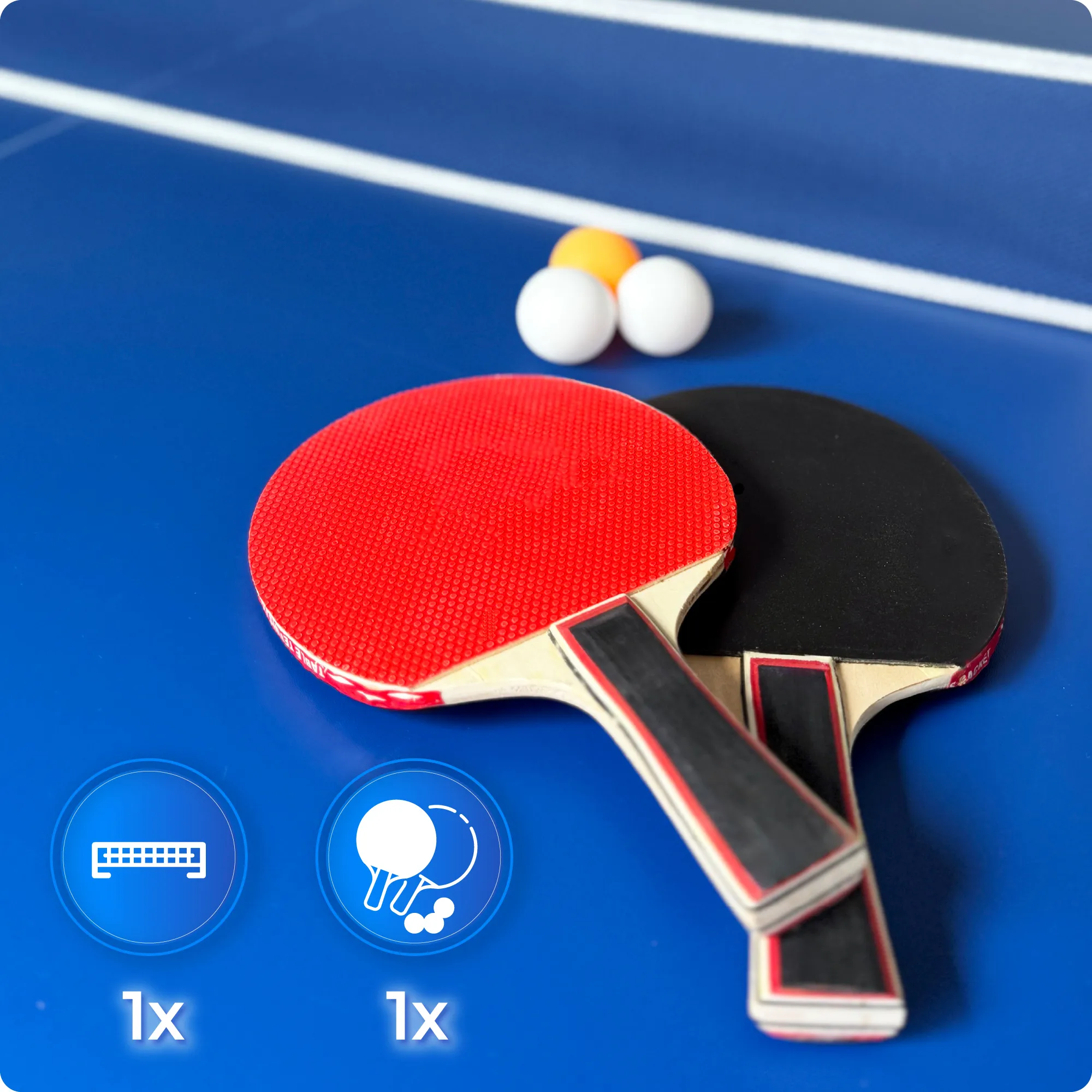 Set tavolo da biliardo BOLD-BLACK-8FT