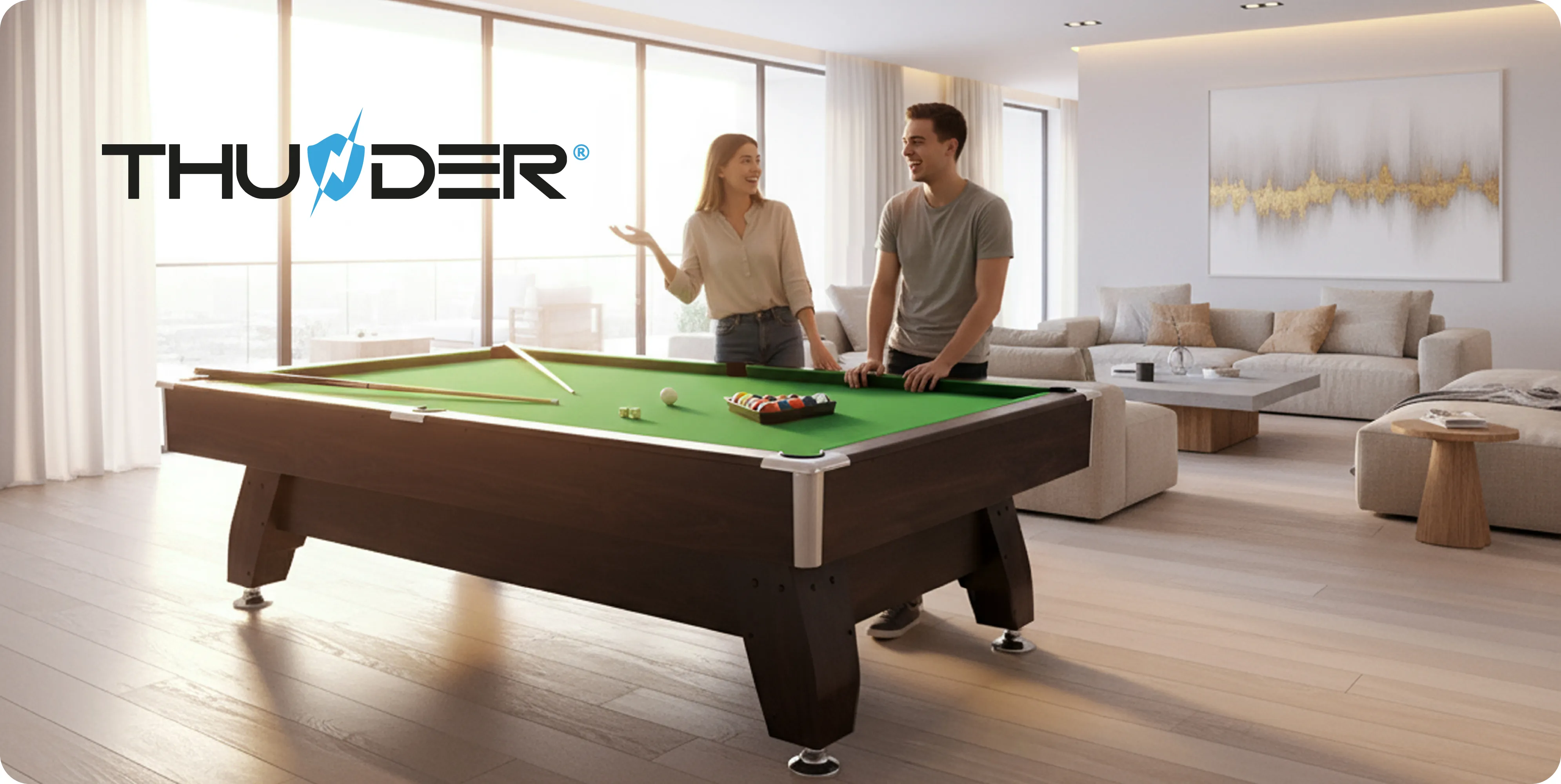 Tavolo da biliardo BOLD-BLACK-8FT