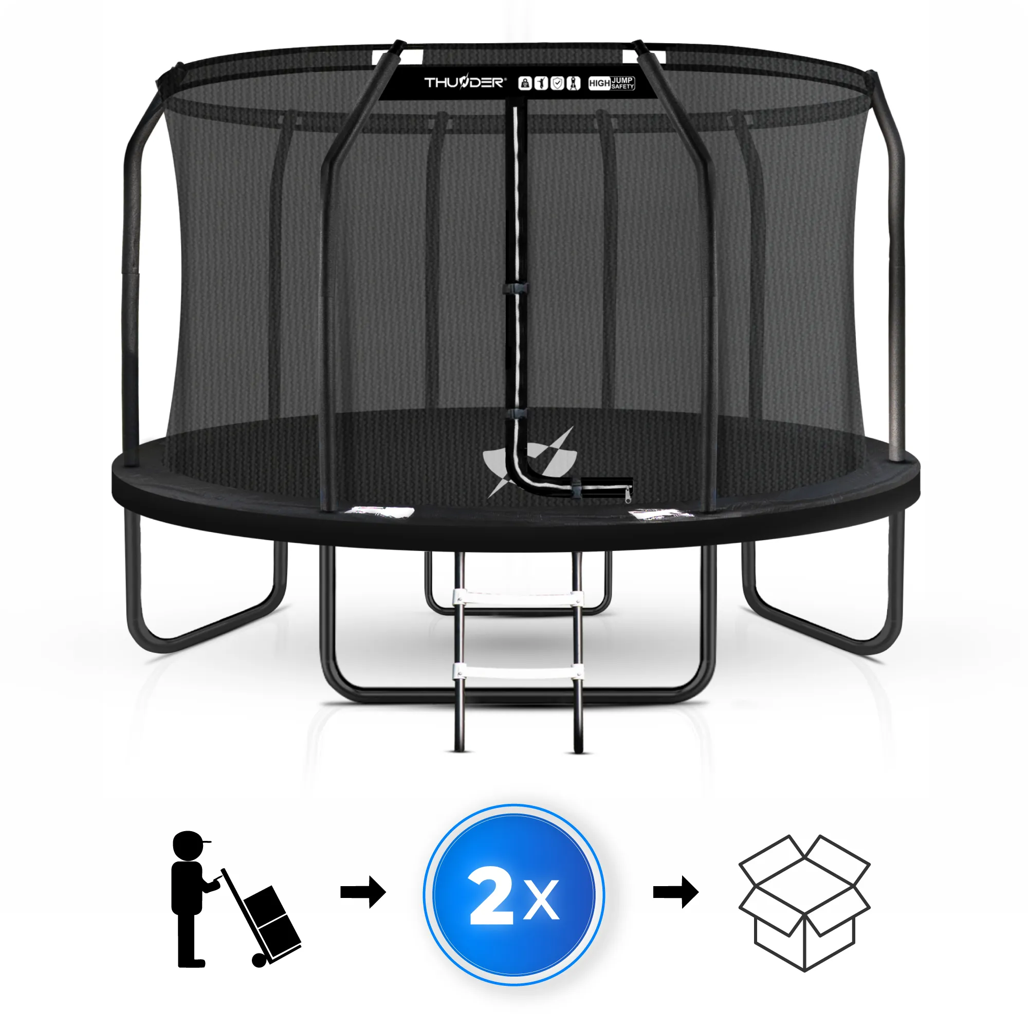 Inclusa nel set con trampolino Thunder 16ft