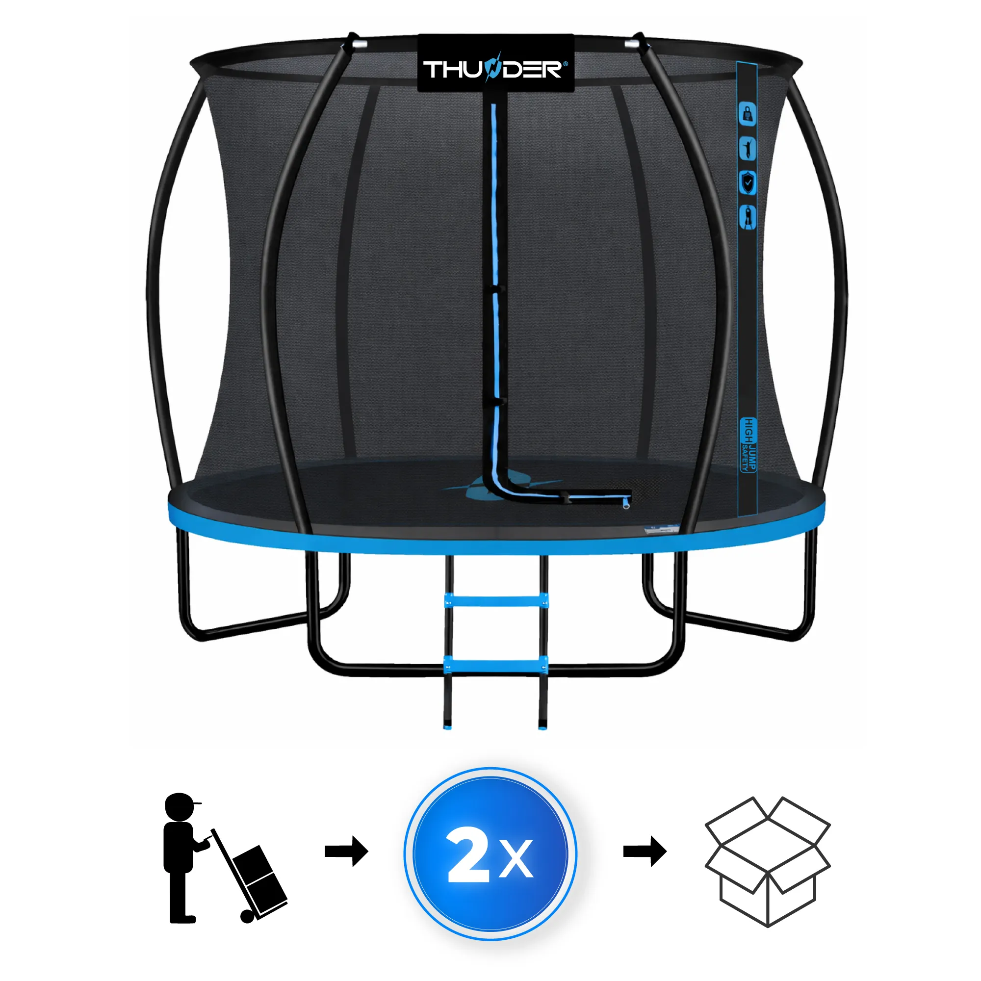 Inclusa nel set con trampolino Thunder 16ft