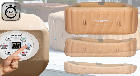 Vasca Idromassaggio Gonfiabile da Esterno THUNDER FRAPPE