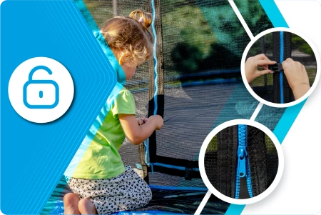 Trampolino THUNDER INSIDE ULTRA 10FT (305 cm) BLU