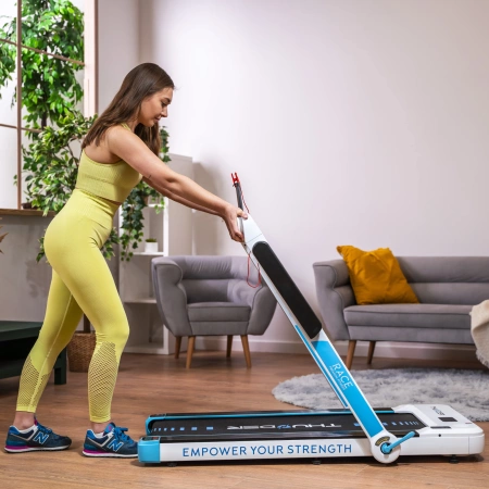 Tapis roulant elettrico THUNDER RACE-WHITE