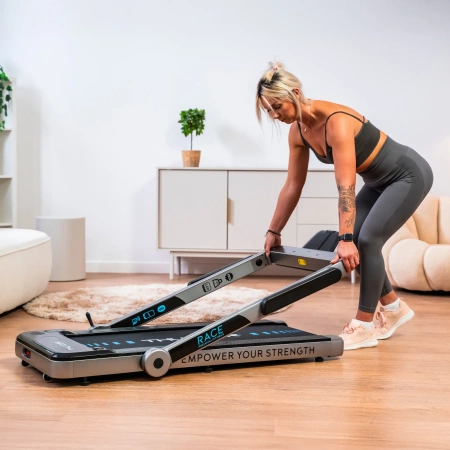 Tapis roulant elettrico THUNDER RACE-SILVER