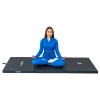 Materassino da ginnastica nero 197x100x5 cm THUNDER