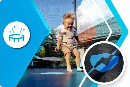 Trampolino THUNDER INSIDE ULTRA 16FT (488 cm) BLU