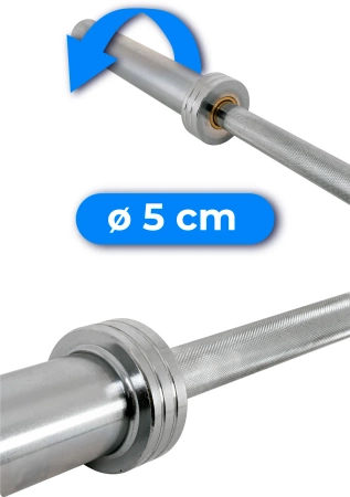 Bilanciere olimpico diritto 150 cm THUNDER