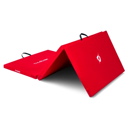 Materassino da ginnastica rosso 197x100x5 cm THUNDER