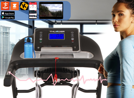 Tapis roulant elettrico THUNDER RAPID-DS-BLACK