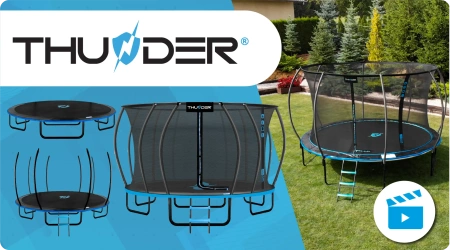 Trampolino THUNDER INSIDE ULTRA 16FT (488 cm) BLU