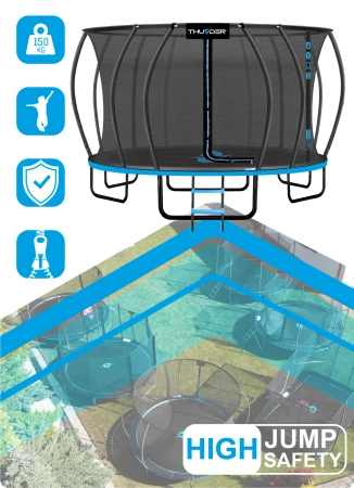 Trampolino THUNDER INSIDE ULTRA 16FT (488 cm) BLU