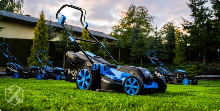 Tosaerba a batteria Hexwelt HW-KA-40 40 cm 40V 8Ah