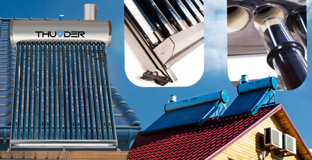 Collettore solare a circolazione naturale THUNDER 200 L