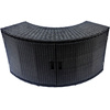 Mobile con ante THUNDER per JACUZZI rotondo - colore nero