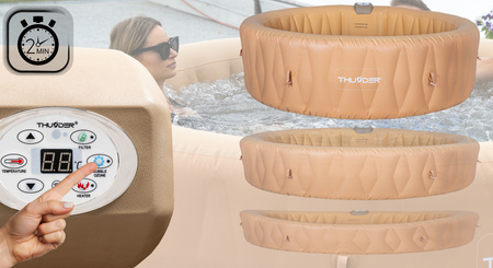 Jacuzzi gonfiabile da giardino THUNDER LATTE