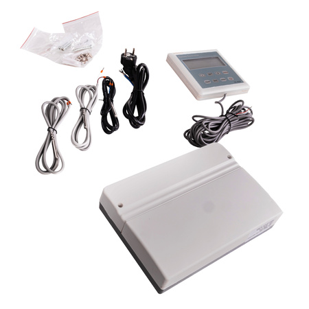 Kit solare con 1 collettore solare piano da 2,5 m², senza cavo solare e serbatoio