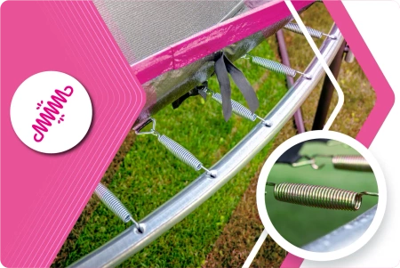 Trampolino THUNDER INSIDE ULTRA 16FT (488 cm) ROSA