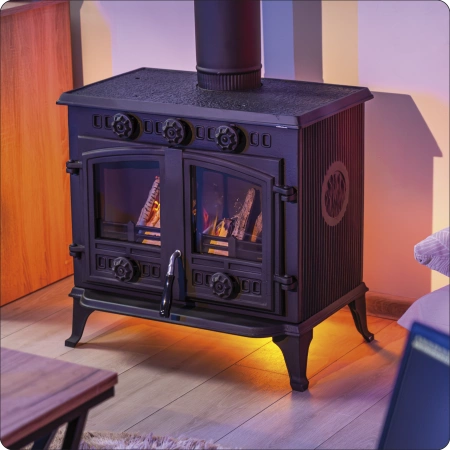 Stufa a legna in ghisa ATAR 10 kW