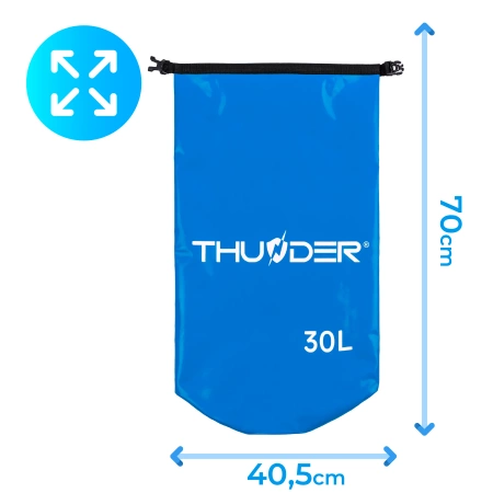 Sacca stagna THUNDER 30 L BLU