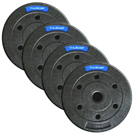 Set di dischi bituminosi THUNDER 4x10 kg