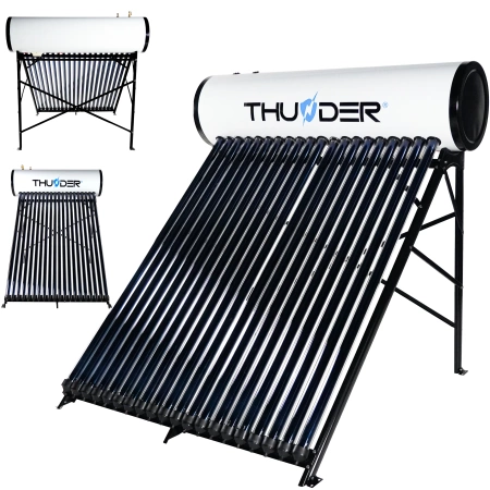 Collettore a pressione con serbatoio THUNDER 200L NERO