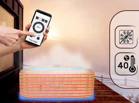 Vasca Idromassaggio Gonfiabile da Esterno THUNDER FRAPPE