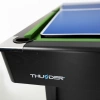 Tavolo da biliardo THUNDER 8FT BOLD BLACK con piano Air Hockey e Ping Pong