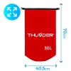 Sacca stagna THUNDER 30 L ROSSA
