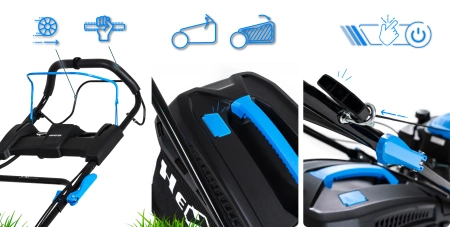 Tosaerba a scoppio semovente Hexwelt HW-KS-224 53 cm 4,4 kW