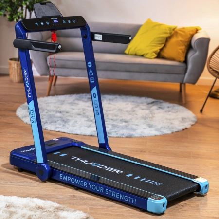 Tapis roulant elettrico THUNDER RACE-BLUE