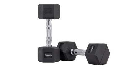 Manubrio esagonale 5 kg THUNDER