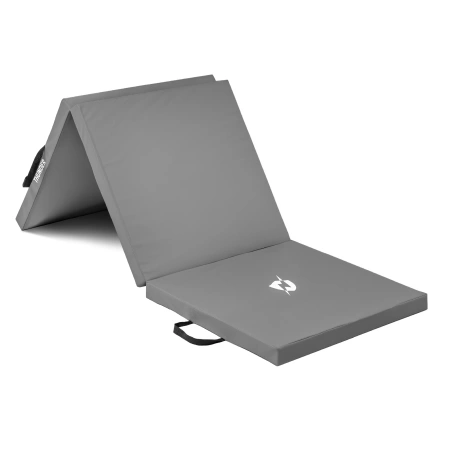 Materassino da ginnastica grigio 180x60x4 cm THUNDER