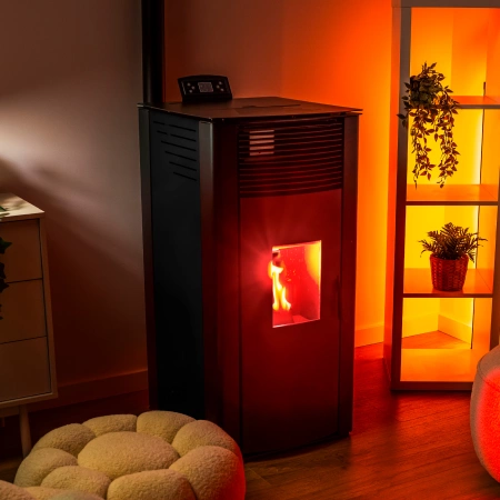 Stufa a pellet GAREN BLACK 15 kW