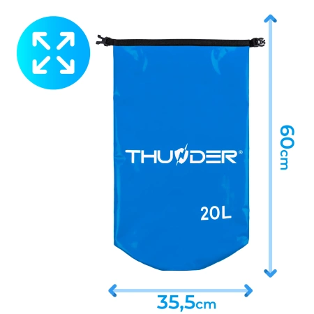 Sacca stagna THUNDER 20 L BLU