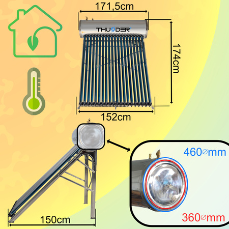 Collettore a pressione con serbatoio THUNDER 200 L