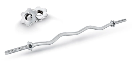 Bilanciere ricurvo filettato 120 cm 30 mm THUNDER