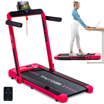 Tapis roulant elettrico THUNDER RACE-PINK