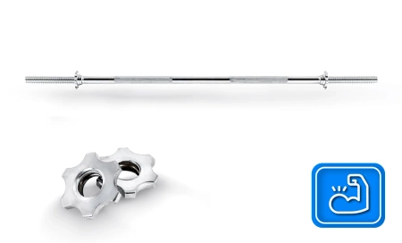 Bilanciere dritto filettato 120 cm 30 mm THUNDER